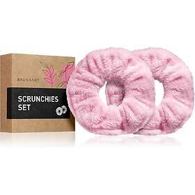 BrushArt Home Salon Towel scrunchie Hårsnoddar Pink (2 st) 2 st. female