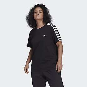 Adidas Essentials Slim 3-stripes T-shirt (plus Size) (Women's)