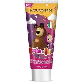 Masha & The Bear Kids Tandkräm för barn Med jordgubbssmak 75ml unisex