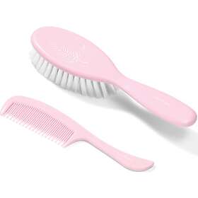 BabyOno Take Care Hairbrush and Comb II Set för barn från födseln Pink unisex