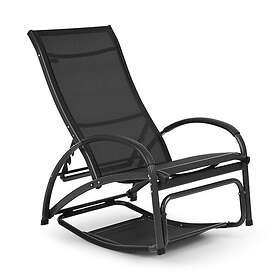 Blumfeldt Beverly Wood solstol gungstol aluminium svart