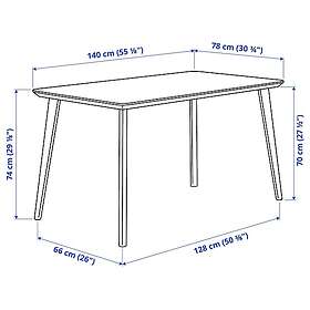 IKEA Lisabo/Rönninge (Inkl. 4st Stolar)