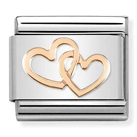 Nomination Classic Rose Gold Hearts Interwined 430104/41