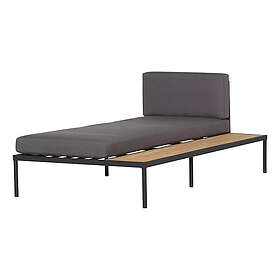 Sensum Dagbädd Ankarsvik Vänster Svart Med Svarta Dynor