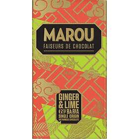 Marou Mörk Choklad Ingefära & Lime 69% 80g
