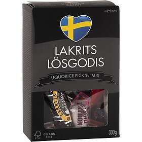 Swedish Fika Lösgodis Liquorice Lakrits 300g