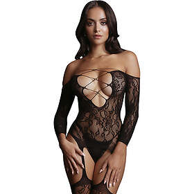 deep Le Désir: Bodystocking V Neck-Line, One Size