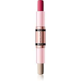 Makeup Revolution Blush & Highlight Creamy and Highlighter I stift Skugga Mauve Glow 2x4,3g female