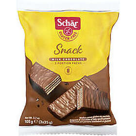 Schär Snack chokladkex med hasselnötskräm 105g