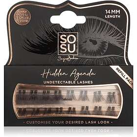 SOSU by Suzanne Jackson Hidden Agenda Undetectable Lashes Knutlösa individuella klusterfransar 14 mm female