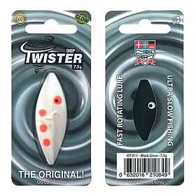 OGP Lures Twister Black White (Glow) / 7.5 gram