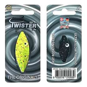 OGP Lures Twister Black Yellow Splat / 2 gram
