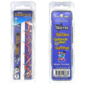 OGP Lures Rigged Seatrout UV Orange Enkelkrokar #1/0