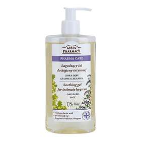 Green Pharmacy Pharma Care Oak Bark Sage Lindrande gel för intimhygien 300ml