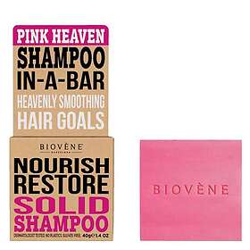 Biovene Hair Care Shampoo Bar Nourish Restore Pink Heaven 40g