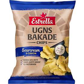 Estrella Chips Sourcream & Onion Ugnsbakade 125g