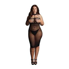 Le Désir High Neck Dress Black Queen Size