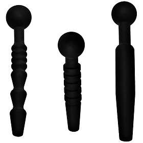 Master Series Dark Rods Penis Plug Set Svart