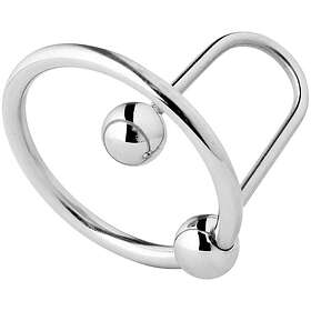 Kiotos Spermstoppare Med Ollonring Silver 32 mm