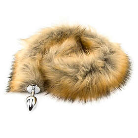 Furry Fantasy Red Fox Tail Buttplug Silver