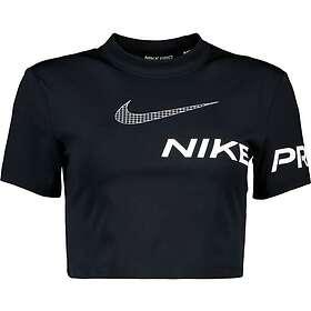 Nike Pro Dri-FIT Short-Sleeve Cropped Graphic Top (Naisten)