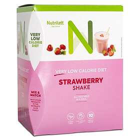 Nutrilett Quick Weightloss Shake, Strawberry, 10-pack