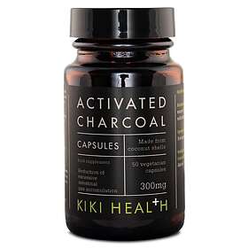 Kiki Health Activated Charcoal Caps, 50 kaps