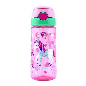 Unicorn Nûby Soft Straw Push Cup with Glitter 540ml