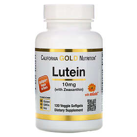 California Gold Nutrition Lutein with Zeaxanthin 10 mg 120 Veggie Softgels