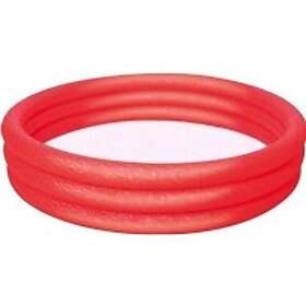 Bestway Uppblåsbar pool med 3 kamrar 152x30cm (röd)
