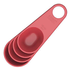 Joseph Duo Måttkopp 4 delar Röd