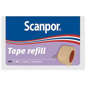 Scanpor Tape refill 10mx2,5cm, 12 st