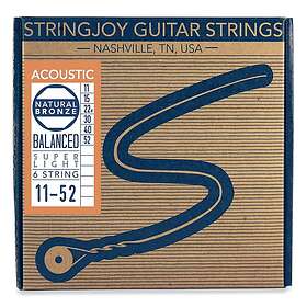 Acoustic Stringjoy Naturals Bronze 11-52
