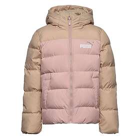 Puma Colourblock Polyball Hooded Jacket Jr