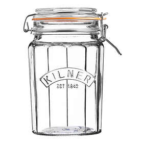 Kilner Clip Top Facetted Burk 0,95l bygellock