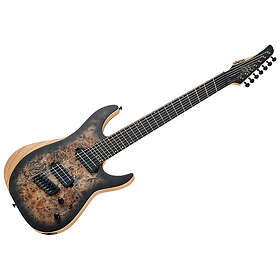 Schecter Reaper-7 Multi-Scale Charcoal Burst