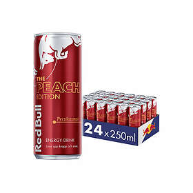 Red Bull Peach Edition Burk 0,25l 24-pack