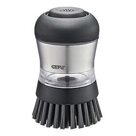 Gefu Diskborste med dispenser Rustfritt