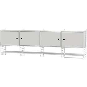 String Hylla Kombination K Kök, Vit Lackerat stål