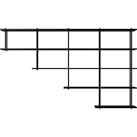 Fogia Bond Hylla W405, Svart Massivt Trä