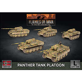 German Panther A Tank Platoon (plastic)