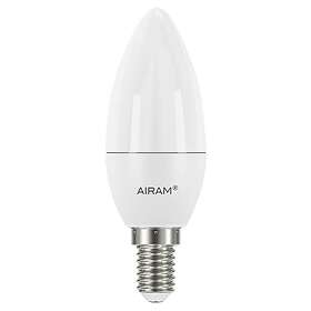 Airam LED C35 4,9W E14 470lm 2-pack Vit