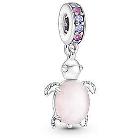 Pandora Murano Glass Pink Sea Turtle Dangle Charm