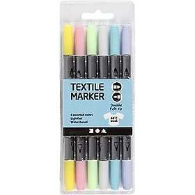 Textiltusch Pastel 6st