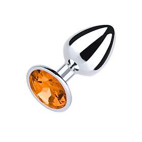 Buttplug, metall small, orange