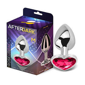 Heart Shaped Butt Plug Rose Coral (Medium)