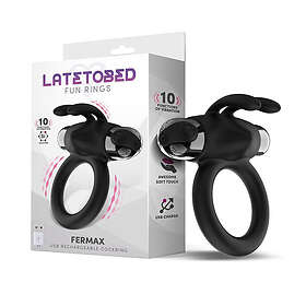 Latetobed Fermax Vibrating Ring with Rabbit USB