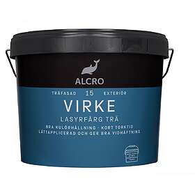 Alcro Virke Lasyrfärg Trä, Valfri Kulör, 10l