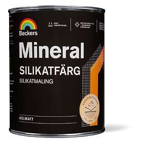 Beckers Mineral Silikatfärg, Vit, 1l