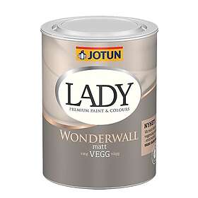 Jotun Lady Wonderwall 5, Vit, 0,75l